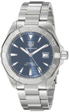 Buy Shop Tag Heuer Aquaracer Automatic Blue Dial Silver Steel Strap Watch for Men - WAY2112.BA0928 USA Online