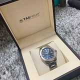 Tag Heuer Aquaracer Automatic Blue Dial Silver Steel Strap Watch for Men - WAY2112.BA0928