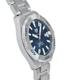 Buy Shop Tag Heuer Aquaracer Automatic Blue Dial Silver Steel Strap Watch for Men - WBD2112.BA0928 USA Online
