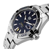 Buy Shop Tag Heuer Aquaracer Automatic Blue Dial Silver Steel Strap Watch for Men - WBD2112.BA0928 USA Online