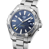 Buy Shop Tag Heuer Aquaracer Automatic Blue Dial Silver Steel Strap Watch for Men - WBD2112.BA0928 USA Online