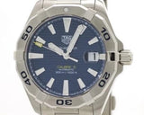 Buy Shop Tag Heuer Aquaracer Automatic Blue Dial Silver Steel Strap Watch for Men - WBD2112.BA0928 USA Online