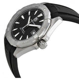 Buy Shop Tag Heuer Aquaracer Automatic Caliber 5 Black Dial Black Rubber Strap Watch for Men - WAY2110.FT8021 USA Online