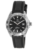 Buy Shop Tag Heuer Aquaracer Automatic Caliber 5 Black Dial Black Rubber Strap Watch for Men - WAY2110.FT8021 USA Online