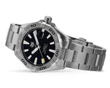 Buy Shop Tag Heuer Aquaracer Automatic Caliber 5 Black Dial Silver Steel Strap Watch for Men - WBD2110.BA0928 USA Online