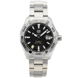 Buy Shop Tag Heuer Aquaracer Automatic Caliber 5 Black Dial Silver Steel Strap Watch for Men - WBD2110.BA0928 USA Online