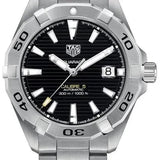 Buy Shop Tag Heuer Aquaracer Automatic Caliber 5 Black Dial Silver Steel Strap Watch for Men - WBD2110.BA0928 USA Online