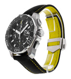 Buy Shop Tag Heuer Aquaracer Automatic Chronograph Black Dial Black Nylon Strap Watch for Men - CAY211A.FC6361 USA Online