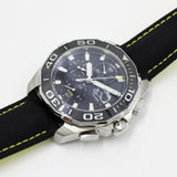 Buy Shop Tag Heuer Aquaracer Automatic Chronograph Black Dial Black Nylon Strap Watch for Men - CAY211A.FC6361 USA Online