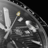 Buy Shop Tag Heuer Aquaracer Automatic Chronograph Black Dial Black Nylon Strap Watch for Men - CAY211A.FC6361 USA Online