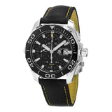 Buy Shop Tag Heuer Aquaracer Automatic Chronograph Black Dial Black Nylon Strap Watch for Men - CAY211A.FC6361 USA Online