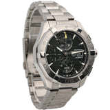 Buy Shop Tag Heuer Aquaracer Automatic Chronograph Black Dial Silver Steel Strap Watch for Men - CAY2110.BA0927 USA Online