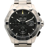 Buy Shop Tag Heuer Aquaracer Automatic Chronograph Black Dial Silver Steel Strap Watch for Men - CAY2110.BA0927 USA Online