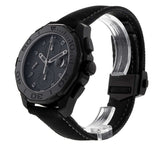 Buy Shop Tag Heuer Aquaracer Automatic Chronograph Special Edition Titanium Grey Dial Black Leather Strap Watch for Men - CAY218B.FC6370 USA Online