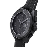 Buy Shop Tag Heuer Aquaracer Automatic Chronograph Special Edition Titanium Grey Dial Black Leather Strap Watch for Men - CAY218B.FC6370 USA Online