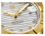 Buy Shop Tag Heuer Aquaracer Automatic Diamonds Silver Dial Two Tone Steel Strap Watch for Women - WBD2321.BB0320 USA Online