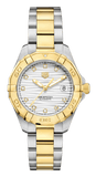 Buy Shop Tag Heuer Aquaracer Automatic Diamonds Silver Dial Two Tone Steel Strap Watch for Women - WBD2321.BB0320 USA Online