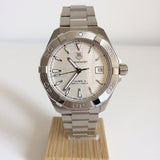 Buy Shop Tag Heuer Aquaracer Automatic White Dial Silver Steel Strap Watch for Men - WAY2111.BA0928 USA Online