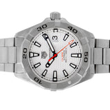 Buy Shop Tag Heuer Aquaracer Automatic White Dial Silver Steel Strap Watch for Men - WBD2111.BA0928 USA Online