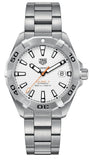 Buy Shop Tag Heuer Aquaracer Automatic White Dial Silver Steel Strap Watch for Men - WBD2111.BA0928 USA Online