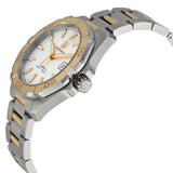 Buy Shop Tag Heuer Aquaracer Automatic White Dial Two Tone Steel Strap Watch for Men - WAY2151.BD0912 USA Online