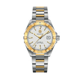 Buy Shop Tag Heuer Aquaracer Automatic White Dial Two Tone Steel Strap Watch for Men - WAY2151.BD0912 USA Online
