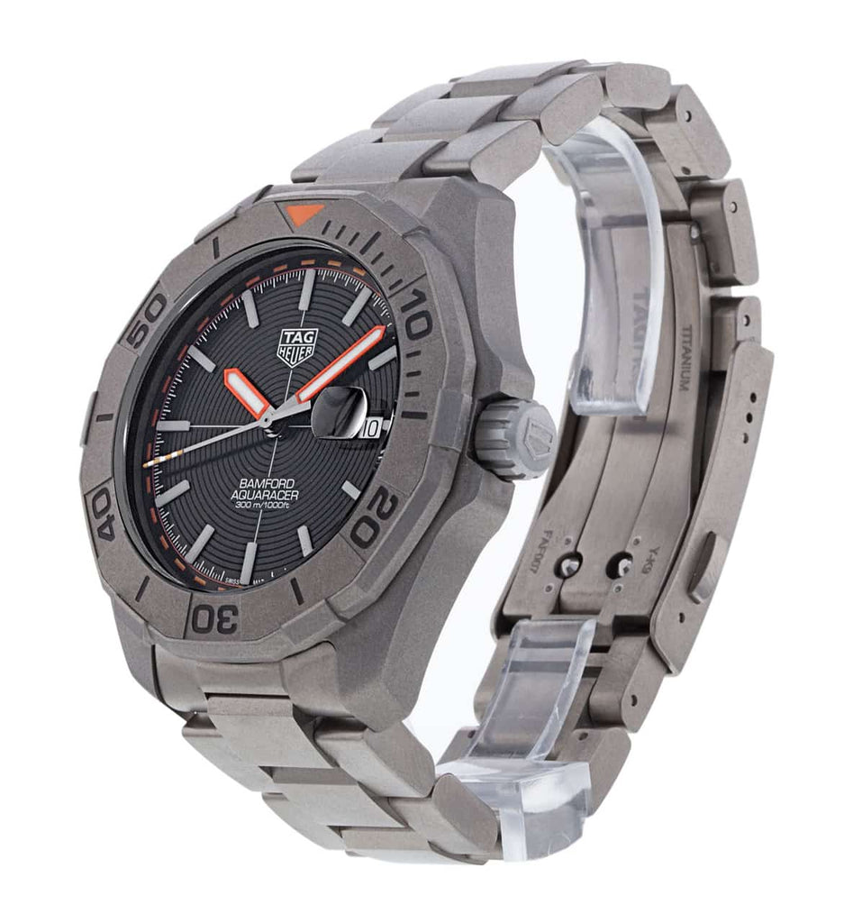 Buy Shop Tag Heuer Aquaracer Bamford Automatic Black Dial Grey Steel Strap Watch for Men - WAY208F.BF0638 USA Online