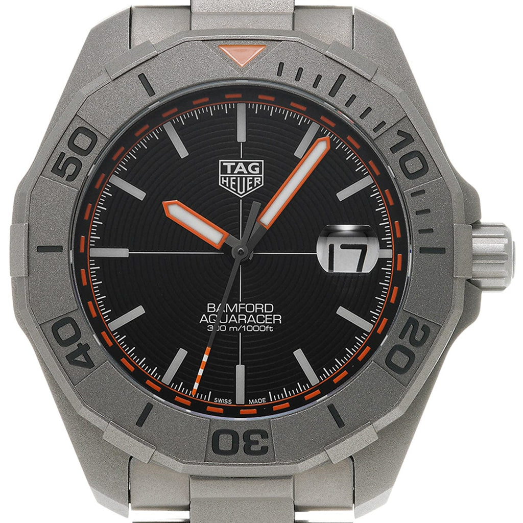 Buy Shop Tag Heuer Aquaracer Bamford Automatic Black Dial Grey Steel Strap Watch for Men - WAY208F.BF0638 USA Online