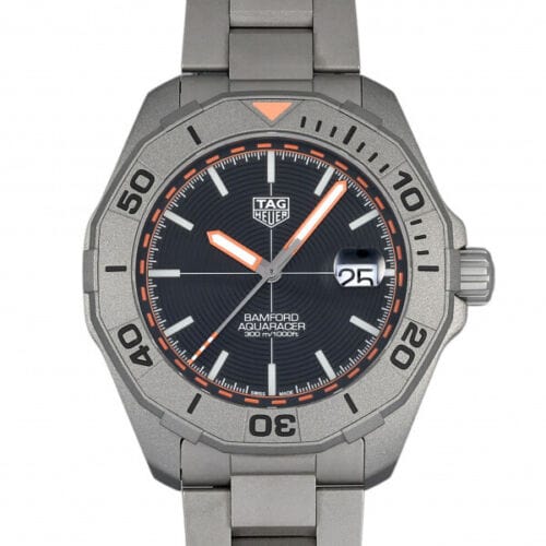 Buy Shop Tag Heuer Aquaracer Bamford Automatic Black Dial Grey Steel Strap Watch for Men - WAY208F.BF0638 USA Online