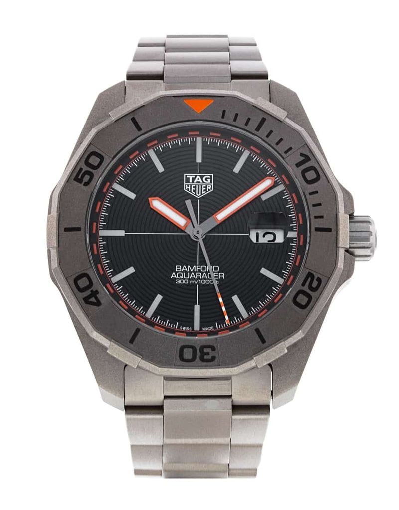 Buy Shop Tag Heuer Aquaracer Bamford Automatic Black Dial Grey Steel Strap Watch for Men - WAY208F.BF0638 USA Online