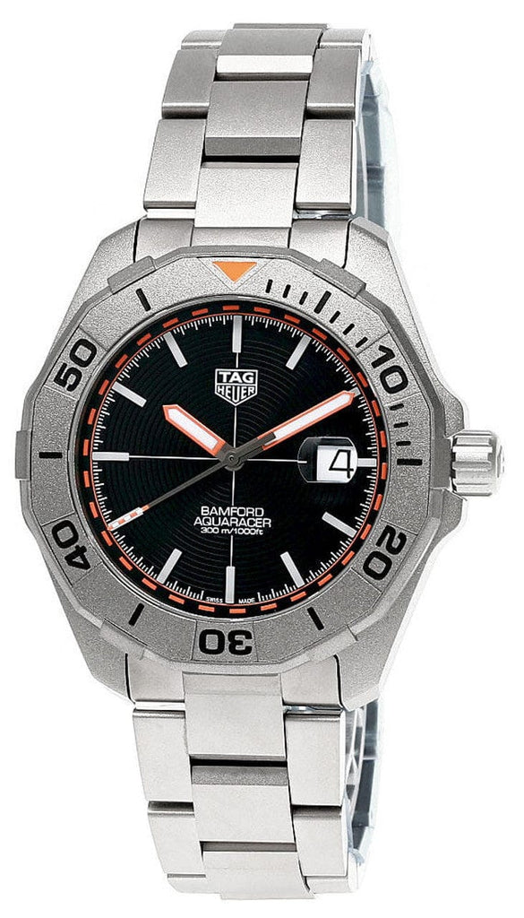 Buy Shop Tag Heuer Aquaracer Bamford Automatic Black Dial Grey Steel Strap Watch for Men - WAY208F.BF0638 USA Online
