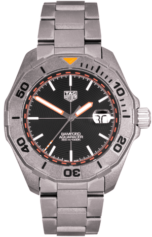 Buy Shop Tag Heuer Aquaracer Bamford Automatic Black Dial Grey Steel Strap Watch for Men - WAY208F.BF0638 USA Online