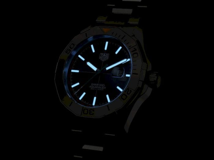 Tag Heuer Aquaracer Bamford Automatic Black Dial Grey Steel Strap Watch for Men - WAY208F.BF0638