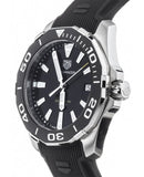 Buy Shop Tag Heuer Aquaracer Black Dial Black Rubber Strap Watch for Men - WAY111A.FT6151 USA Online