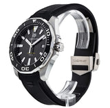 Buy Shop Tag Heuer Aquaracer Black Dial Black Rubber Strap Watch for Men - WAY111A.FT6151 USA Online