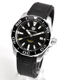 Buy Shop Tag Heuer Aquaracer Black Dial Black Rubber Strap Watch for Men - WAY111A.FT6151 USA Online