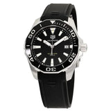 Buy Shop Tag Heuer Aquaracer Black Dial Black Rubber Strap Watch for Men - WAY111A.FT6151 USA Online