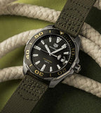 Buy Shop Tag Heuer Aquaracer Black Dial Khakhi Green NATO Strap Watch for Men - WAY101E.FC8222 USA Online
