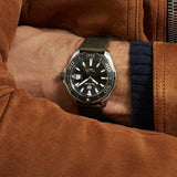 Buy Shop Tag Heuer Aquaracer Black Dial Khakhi Green NATO Strap Watch for Men - WAY101E.FC8222 USA Online