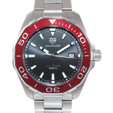 Buy Shop Tag Heuer Aquaracer Black Dial Silver Steel Strap Watch for Men - WAY101B.BA0746 USA Online