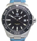 Buy Shop Tag Heuer Aquaracer Black Dial Silver Steel Strap Watch for Men - WAY111A.BA0928 USA Online