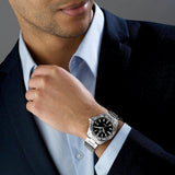 Buy Shop Tag Heuer Aquaracer Black Dial Silver Steel Strap Watch for Men - WBD1110.BA0928 USA Online