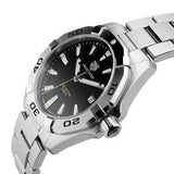 Buy Shop Tag Heuer Aquaracer Black Dial Silver Steel Strap Watch for Men - WBD1110.BA0928 USA Online