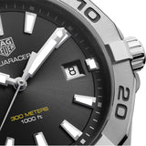 Buy Shop Tag Heuer Aquaracer Black Dial Silver Steel Strap Watch for Men - WBD1110.BA0928 USA Online