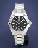 Buy Shop Tag Heuer Aquaracer Black Dial Silver Steel Strap Watch for Women - WBD1310.BA0740 USA Online