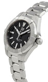 Buy Shop Tag Heuer Aquaracer Black Dial Silver Steel Strap Watch for Women - WBD1310.BA0740 USA Online