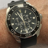 Buy Shop Tag Heuer Aquaracer Black Dial Watch for Men - CAY111A.FT6041 USA Online