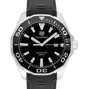 Buy Shop Tag Heuer Aquaracer Black Dial Watch for Men - WAY101A.FT6141 USA Online