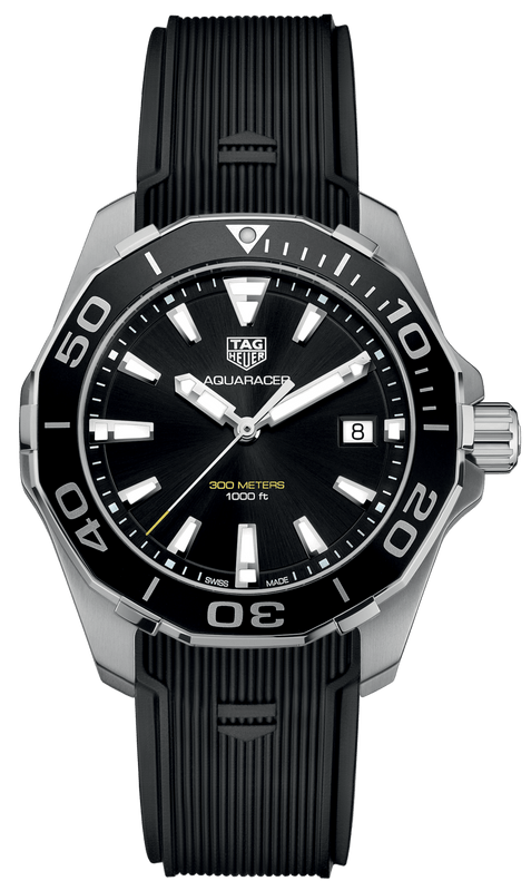 Buy Shop Tag Heuer Aquaracer Black Dial Watch for Men - WAY111A.FT6151 USA Online