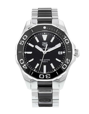 Buy Shop Tag Heuer Aquaracer Black Dial Watch for Men - WAY131A.BA0913 USA Online